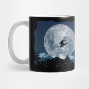 Snowboard Freestyle - Blue Moon Mug